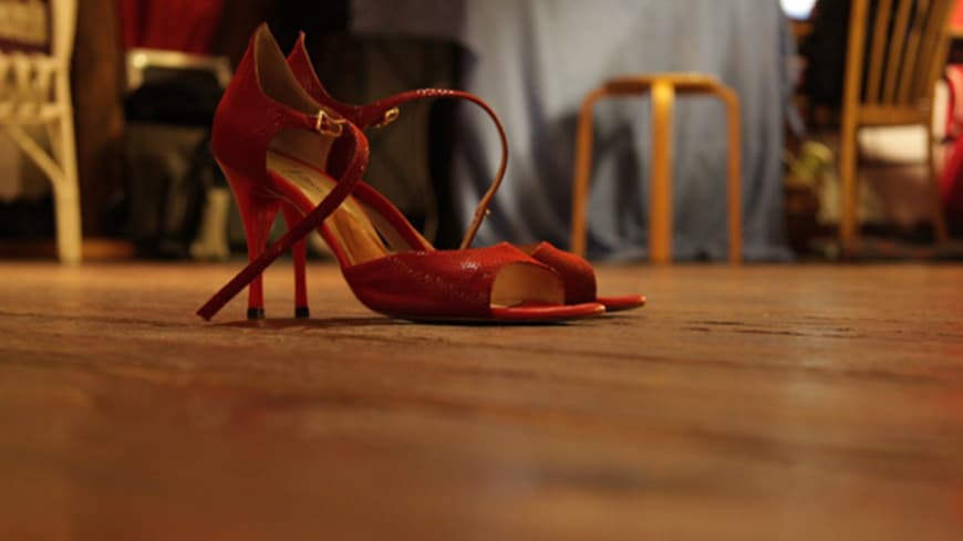 Rote Pumps