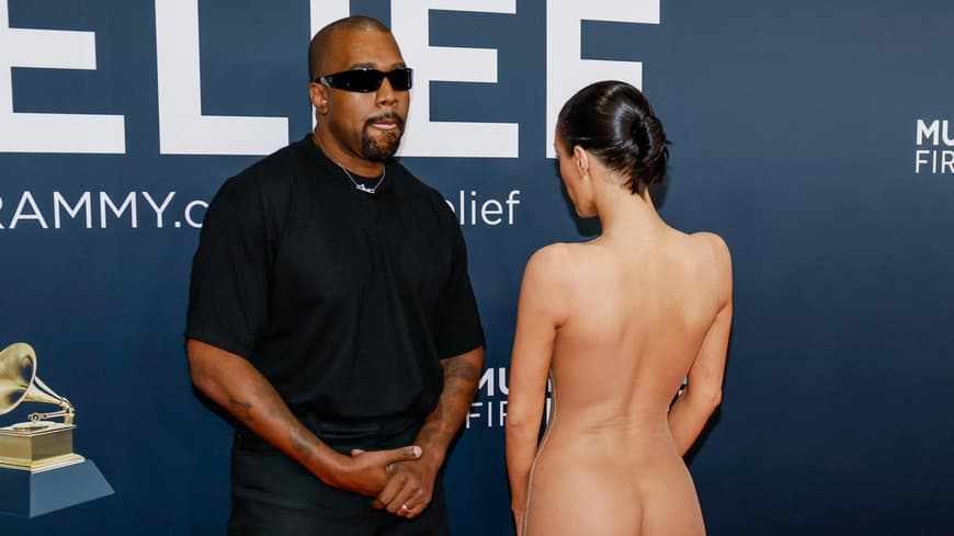 Bianca Censori nackt bei den Grammys Bianca Censori nackt bei den Grammys