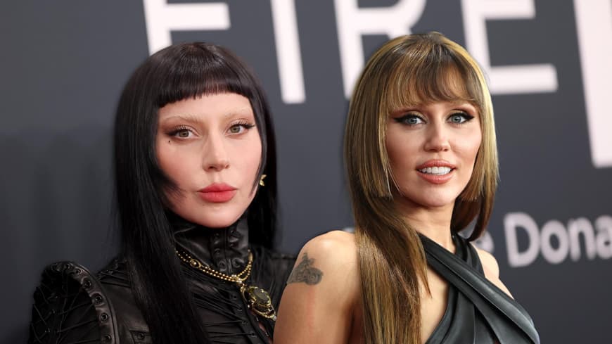Miley Cyrus Lady Gaga Grammys
