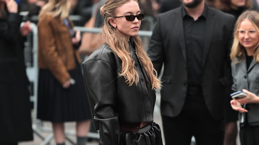 Double Leder Sydney Sweeney