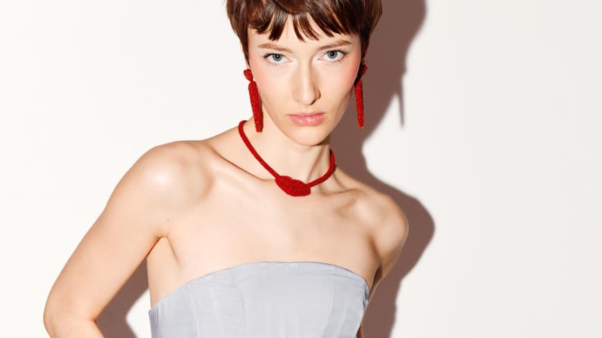 Blaues Kleid