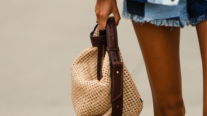 Tasche aus Raffia