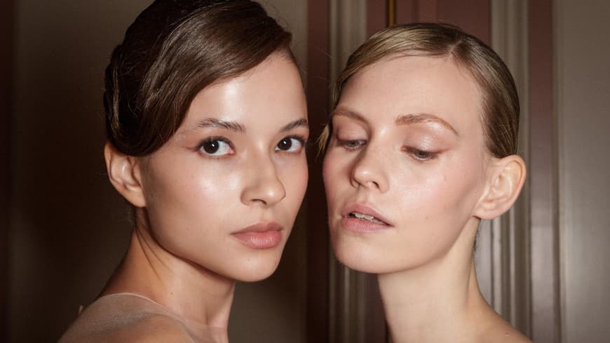zwei Models Clean Make-up Look