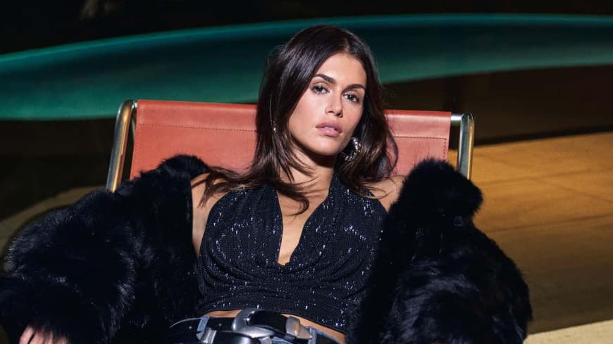 Kaia Gerber in Mango