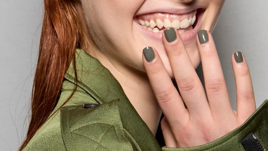 "Dirty Martini Nails"