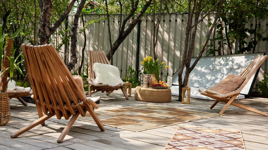 Stylische Gartenmöbel