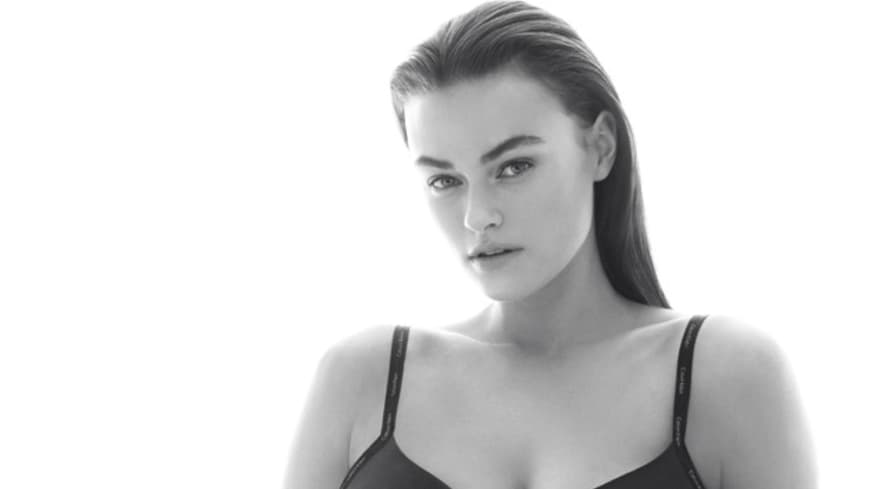 Plus-Size Model für Calvin Klein "Perfectly Fit"