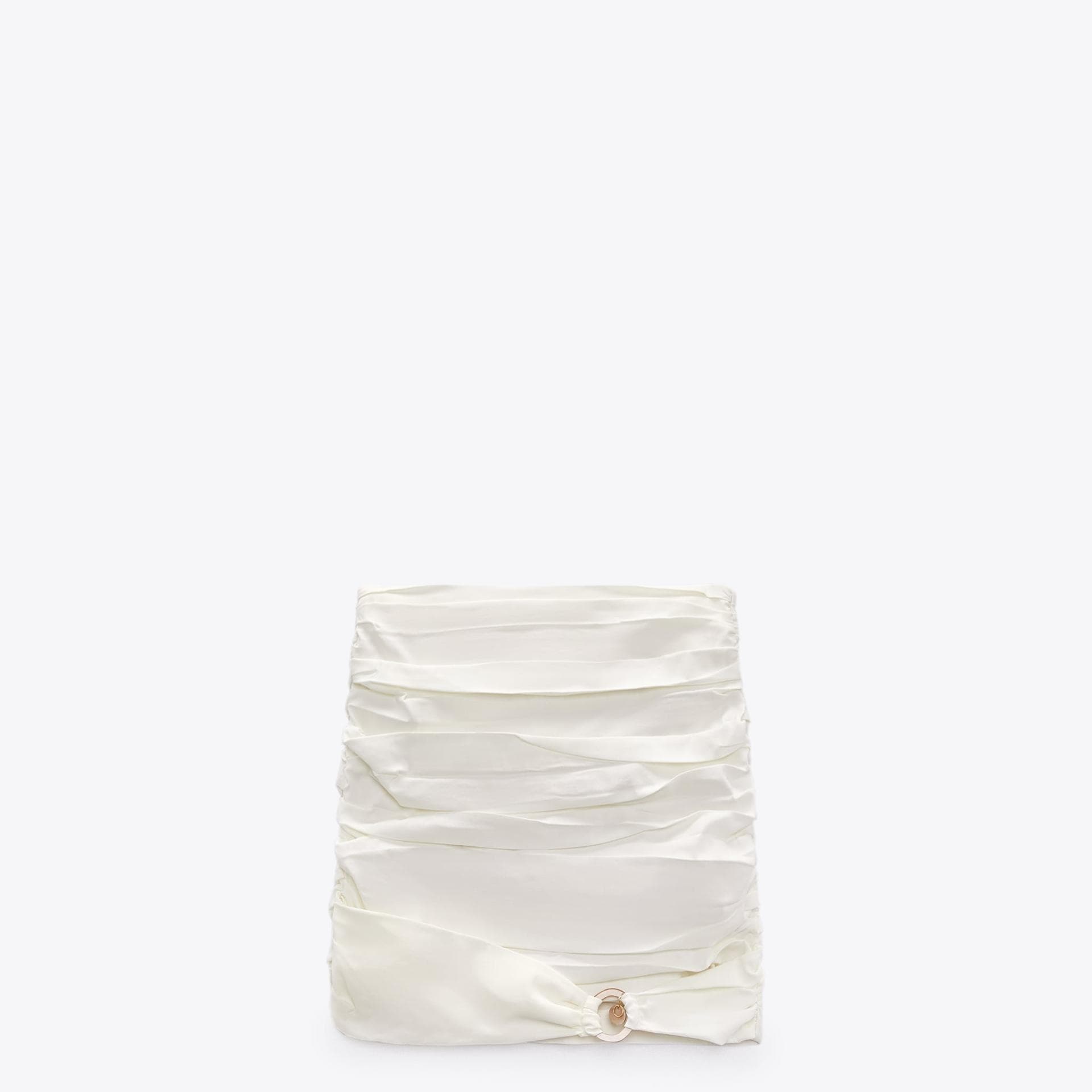 Zara Rock gerafft weiß