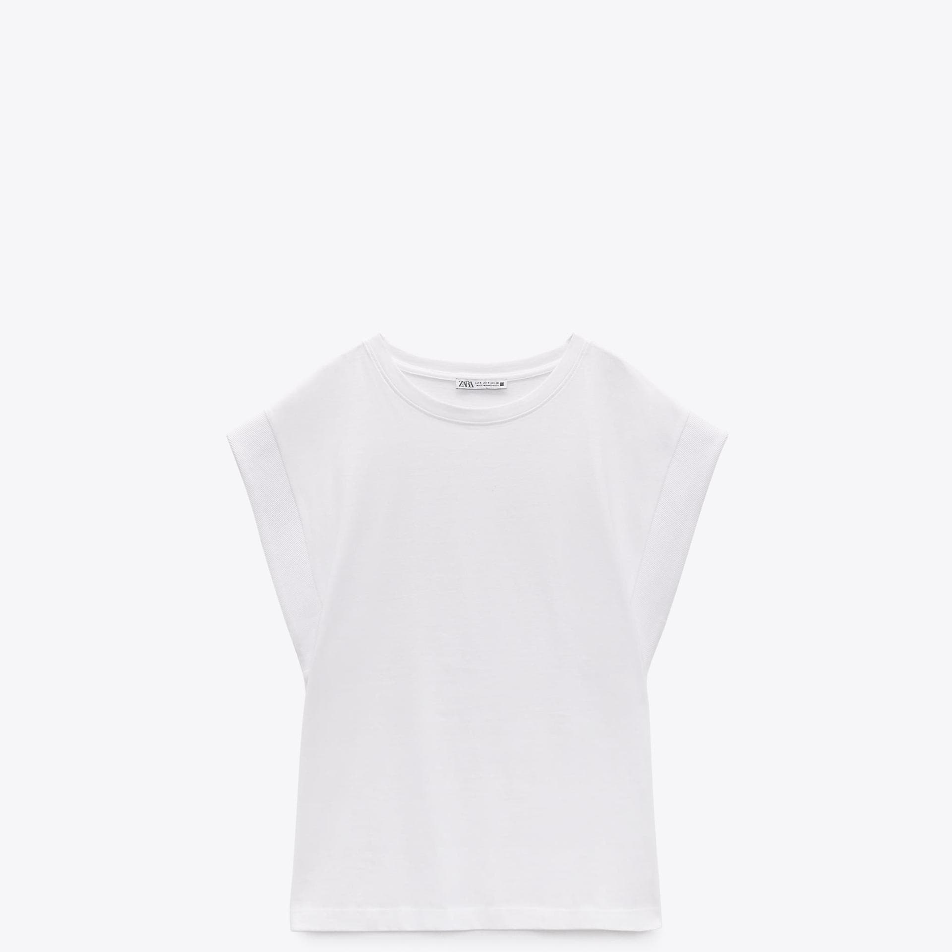 T-Shirt weiß Zara