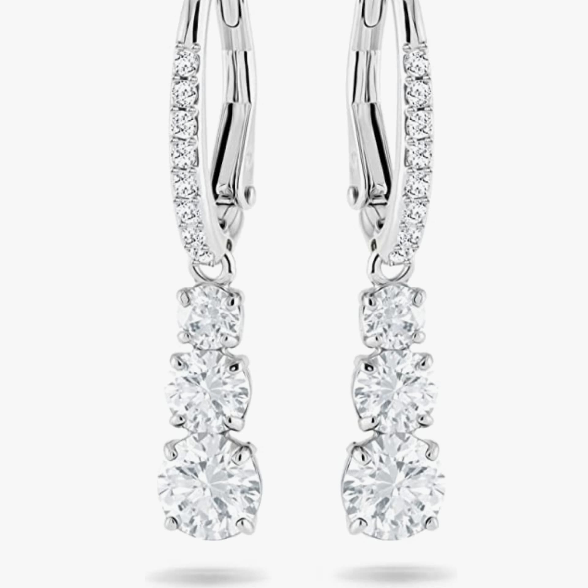 Swarovski Kollektion Attract Trilogy Ohrringe Silber