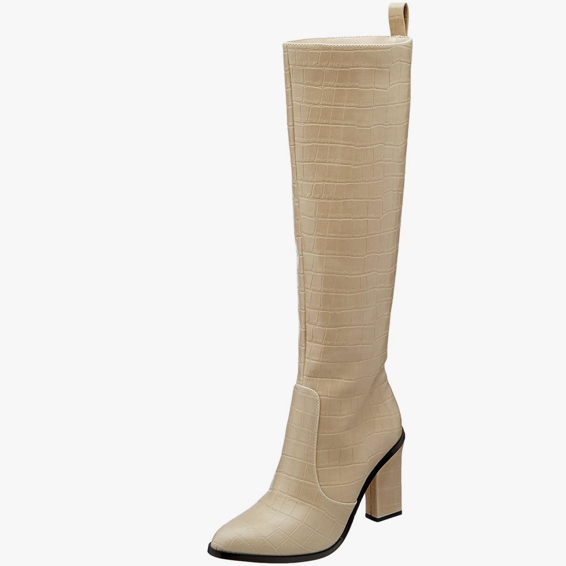 Buffalo Damen Shirly Mode-Stiefel beige