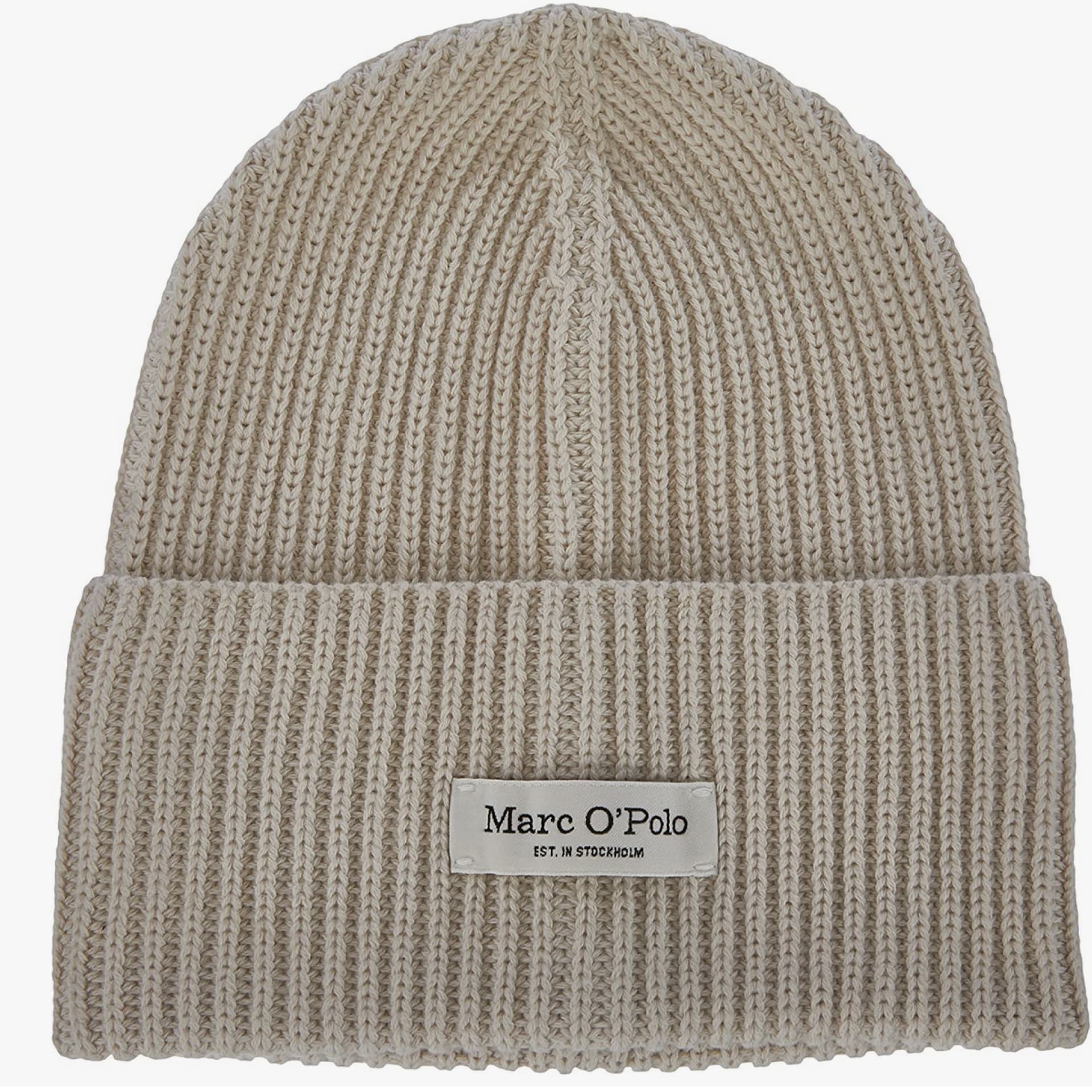 Marc O'Polo Damen Strickmütze beige