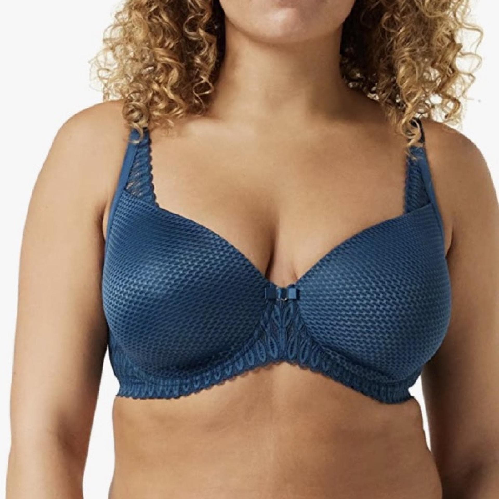 Triumph Damen Aura Spotlight WHP Schalen BH mit Bügel blau Medium