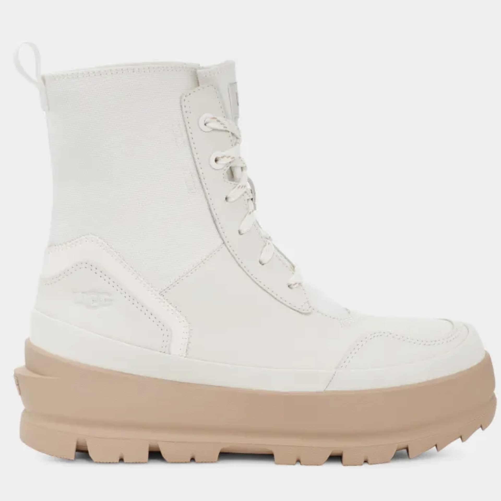 Damen The UGG Lug in Cremefarben High Top Sneaker