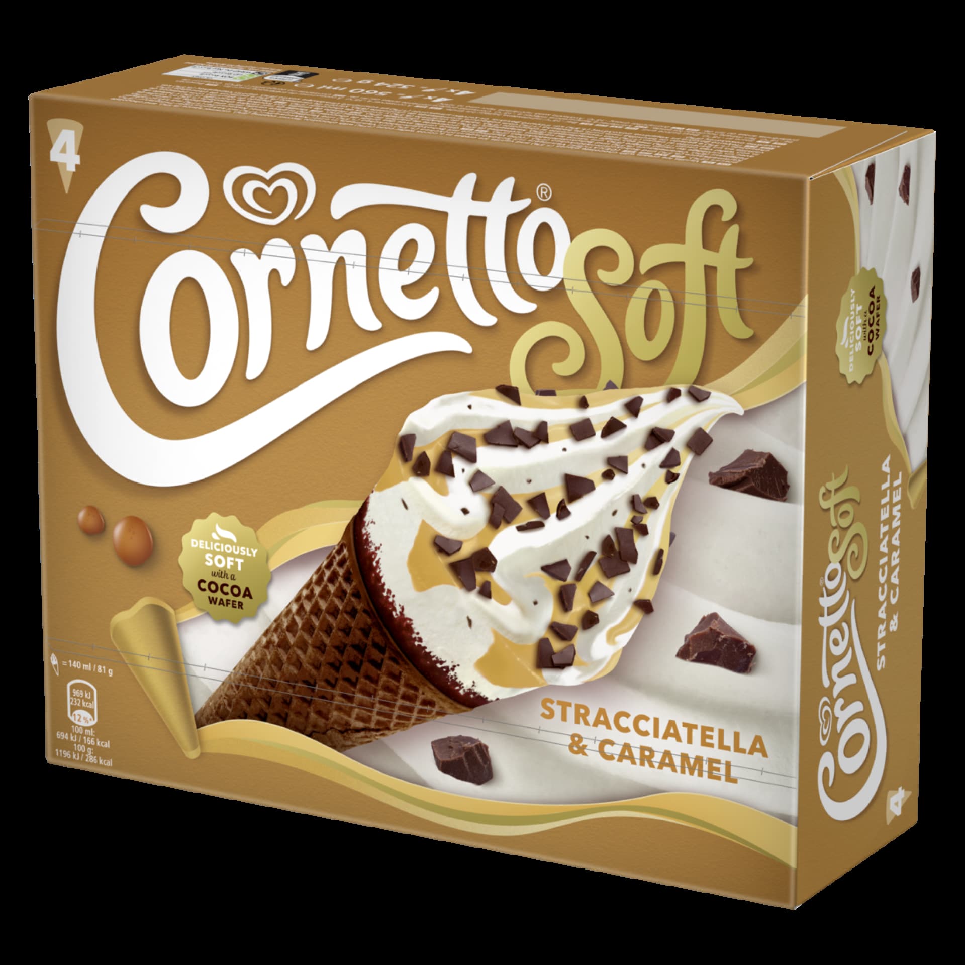 Langnese Cornetto Soft Stracciatella Caramel