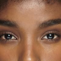 Frau Augen Make-up Wimperntusche