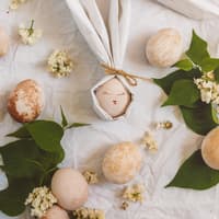 Ostern Deko Serviette Hase Ostereier