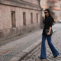 Flared Jeans Streetstyle Leo Eberlin