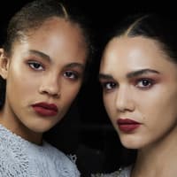 Models mit festlichem Make-up