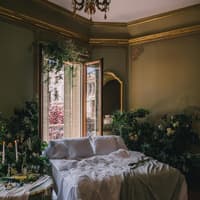 Schlafzimmer im Antik-Stil