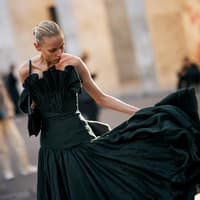 Langes Kleid Streetstyle Langes Kleid Streetstyle