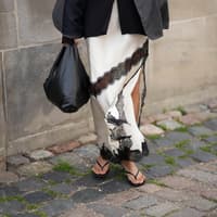 Satinrock kombinieren