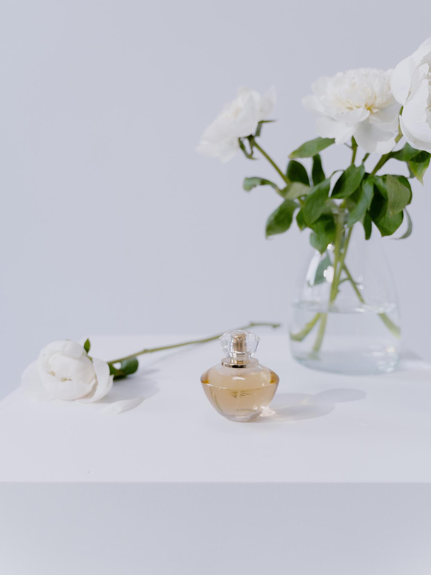 Parfum steht auf einer Tisch