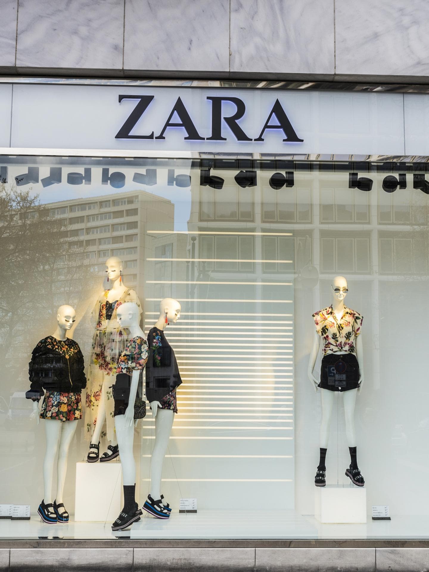 Zara Store von außen