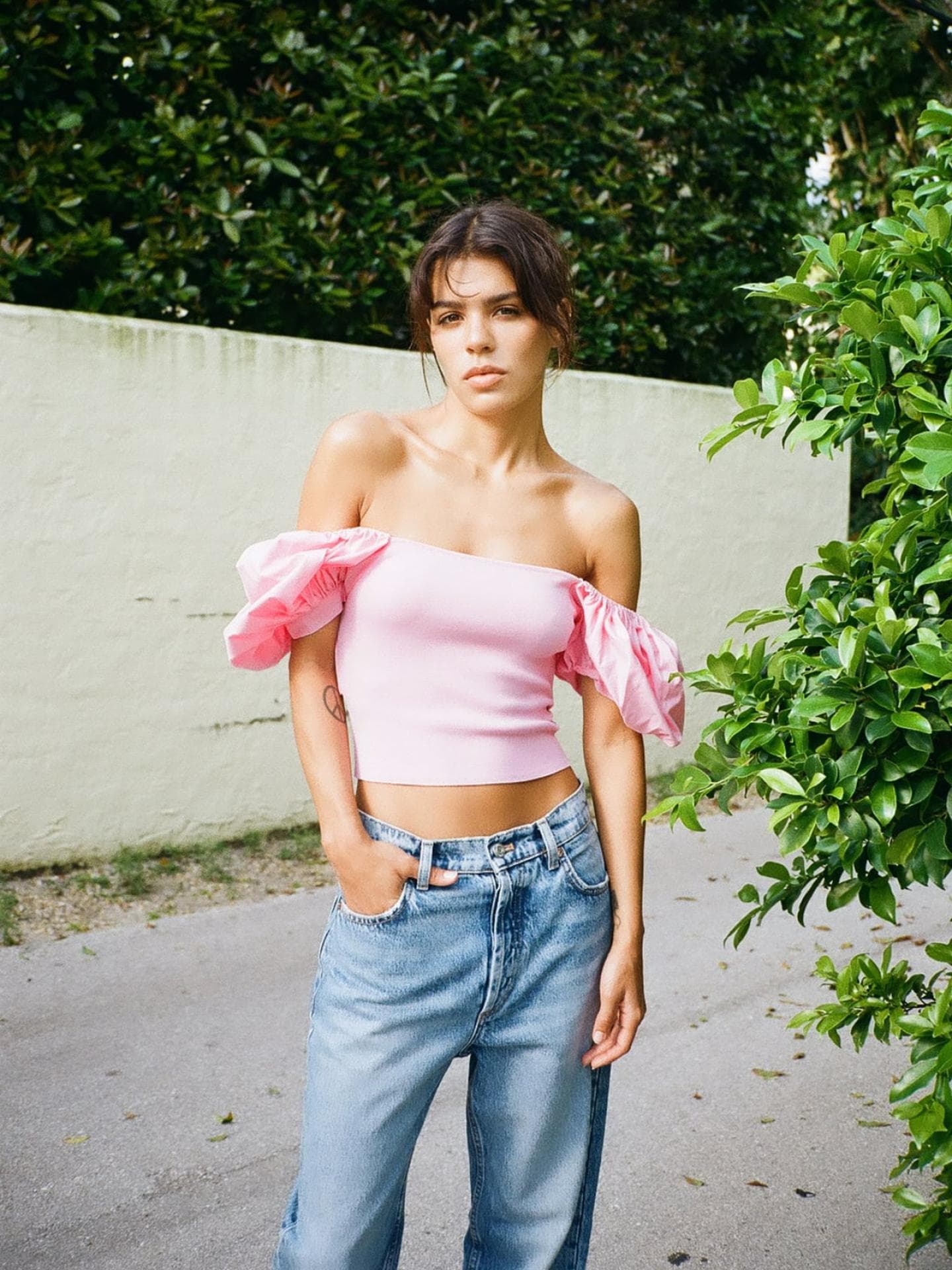Bandeau Top Pink Zara 