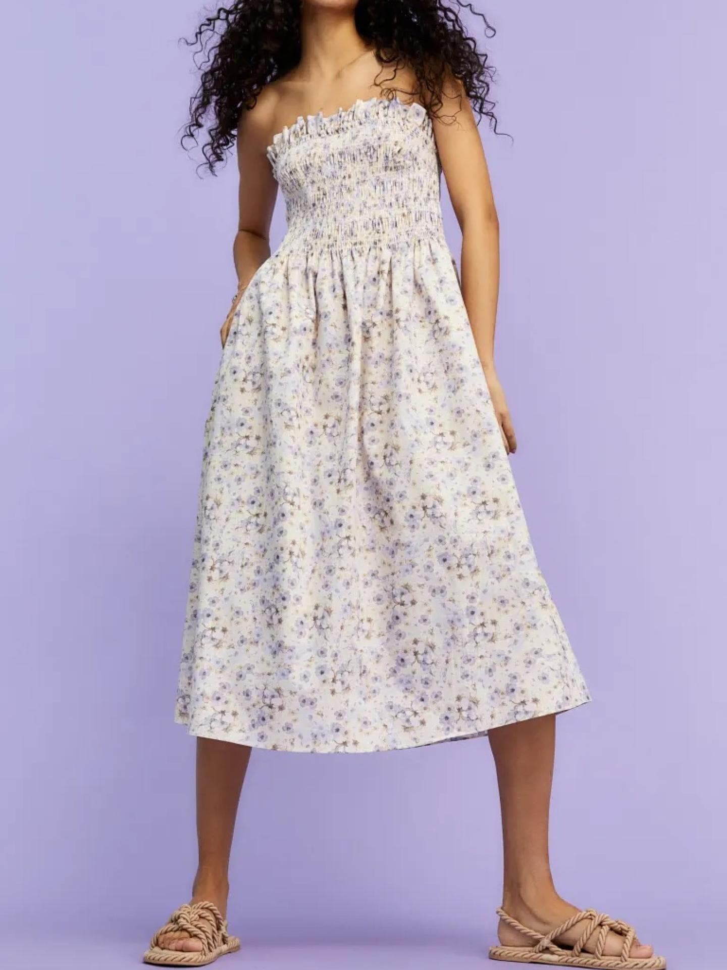 Kleid geblümt H&M