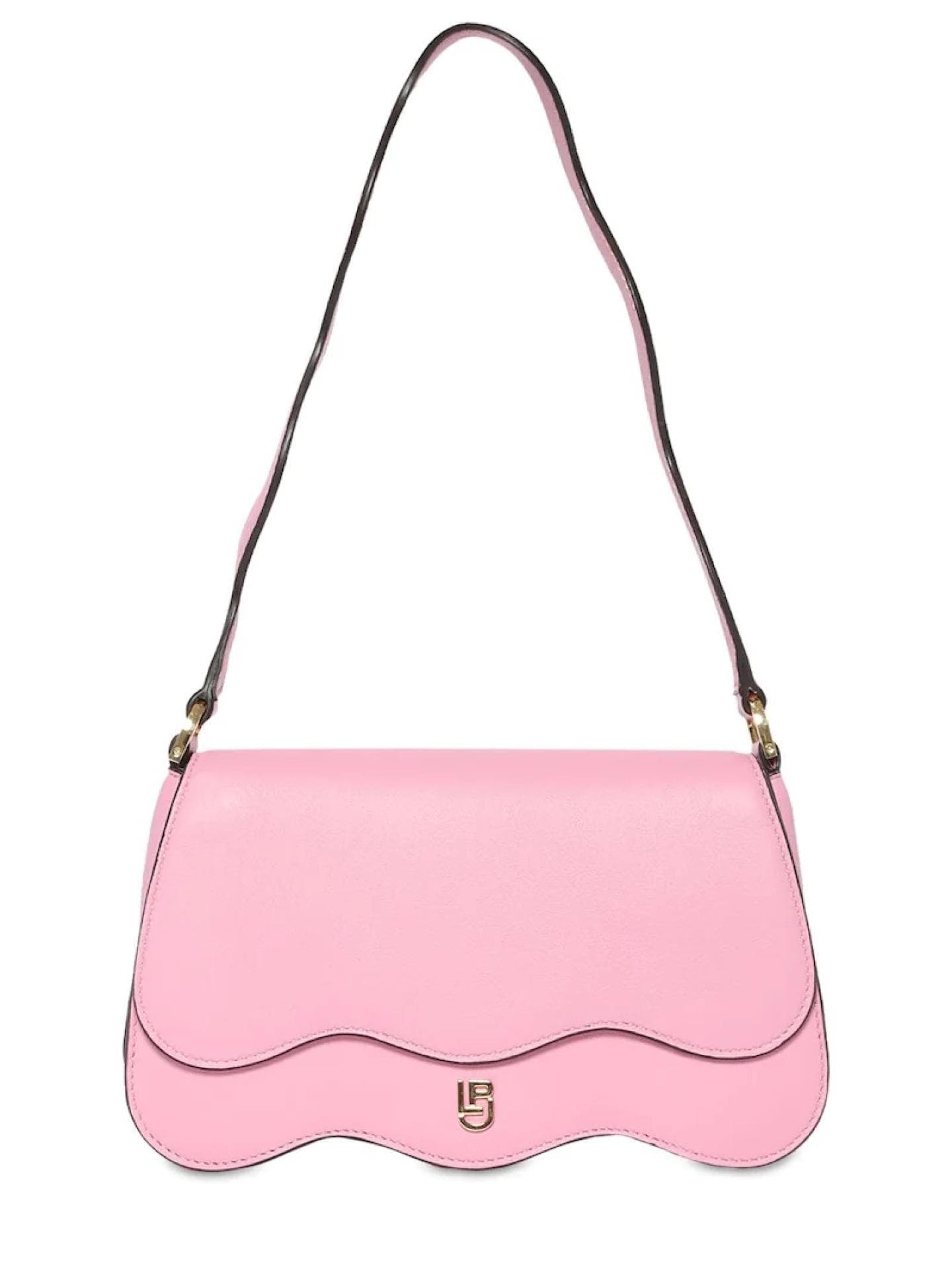 Les Petits Joueurs Tasche leder pink wavy