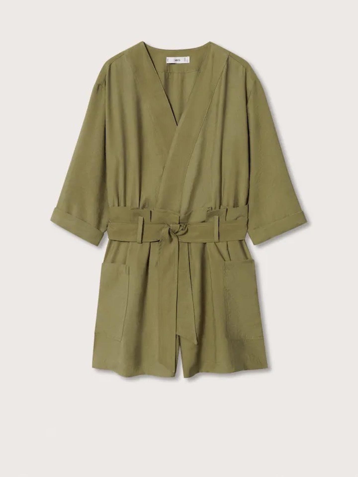 Mango Jumpsuit mit Gürtel