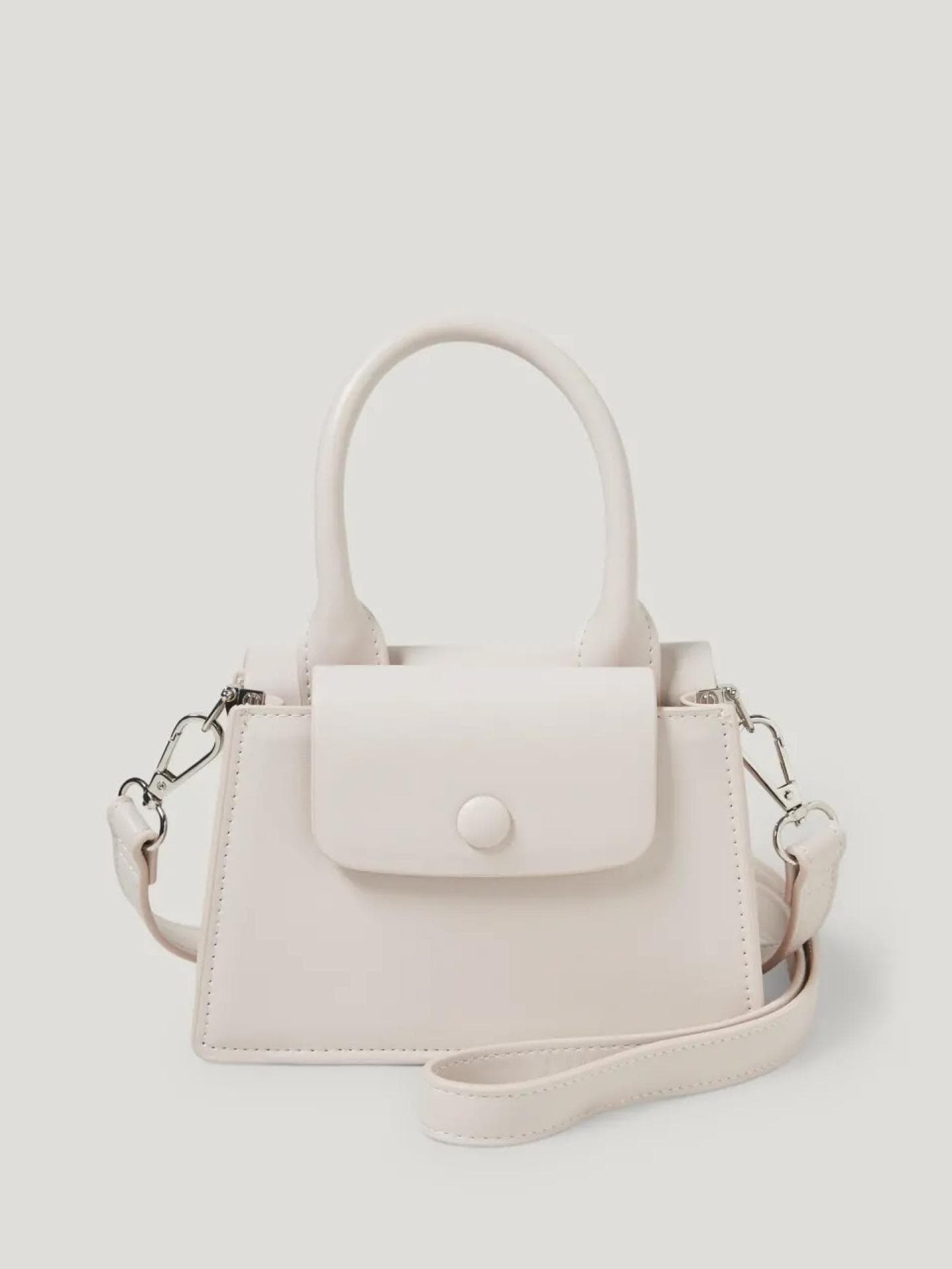 Umhängetasche - Lederimitat C&A creme