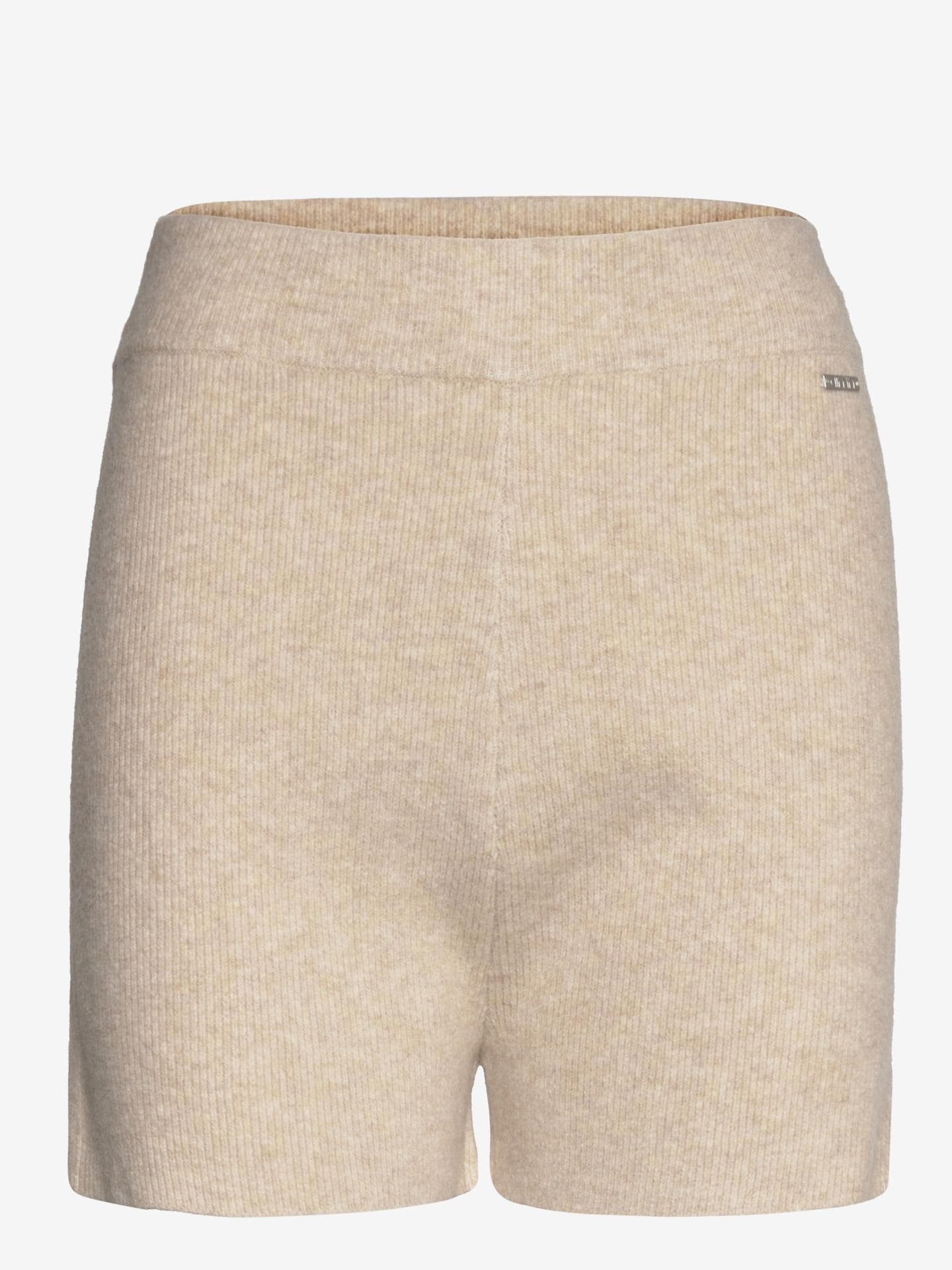 Aim'n Beige Soft Knit Shorts
