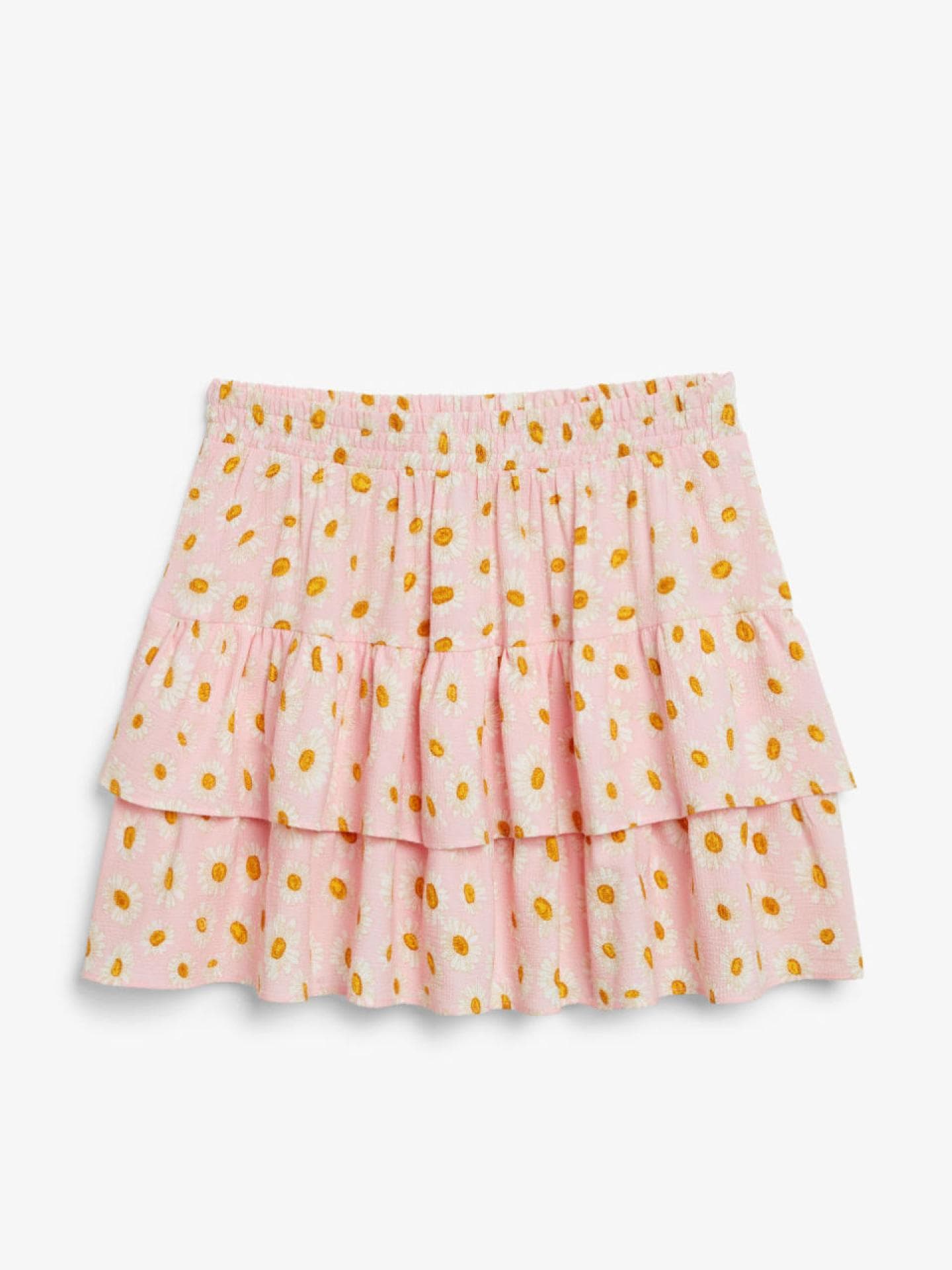 floraler Rock Monki pink