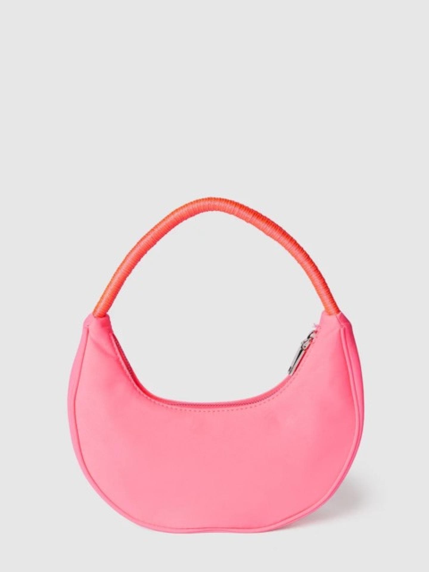 mango hobo bag in Neon