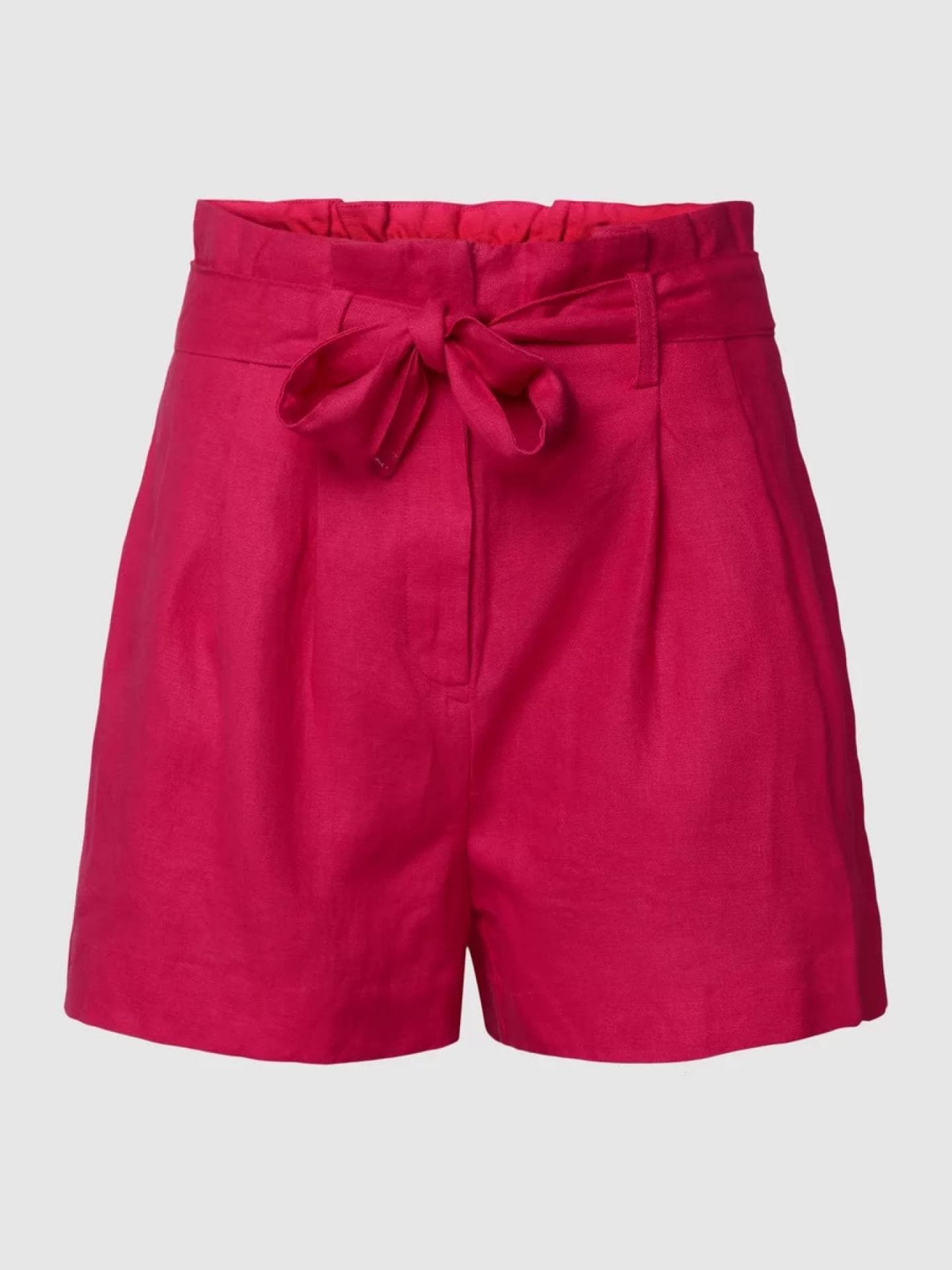 Mango Leinenshorts rosa