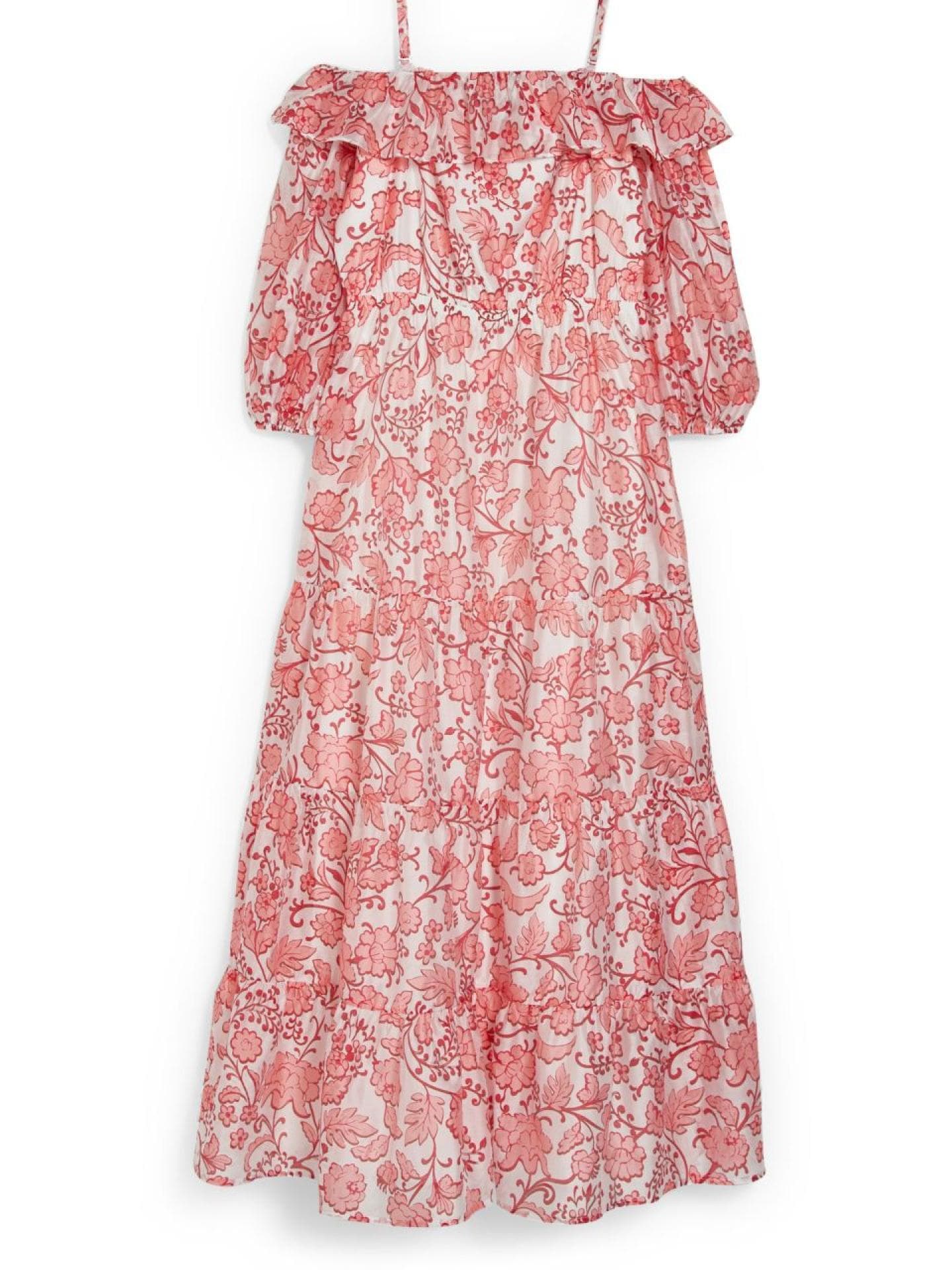 Fit & Flare Kleid geblümt C&A