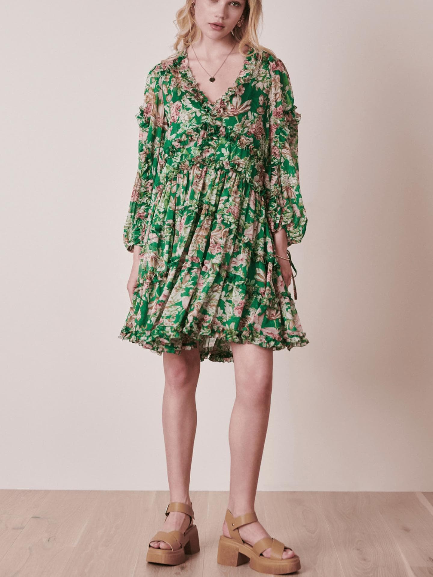 Luftiges florales Kleid Claire Luise