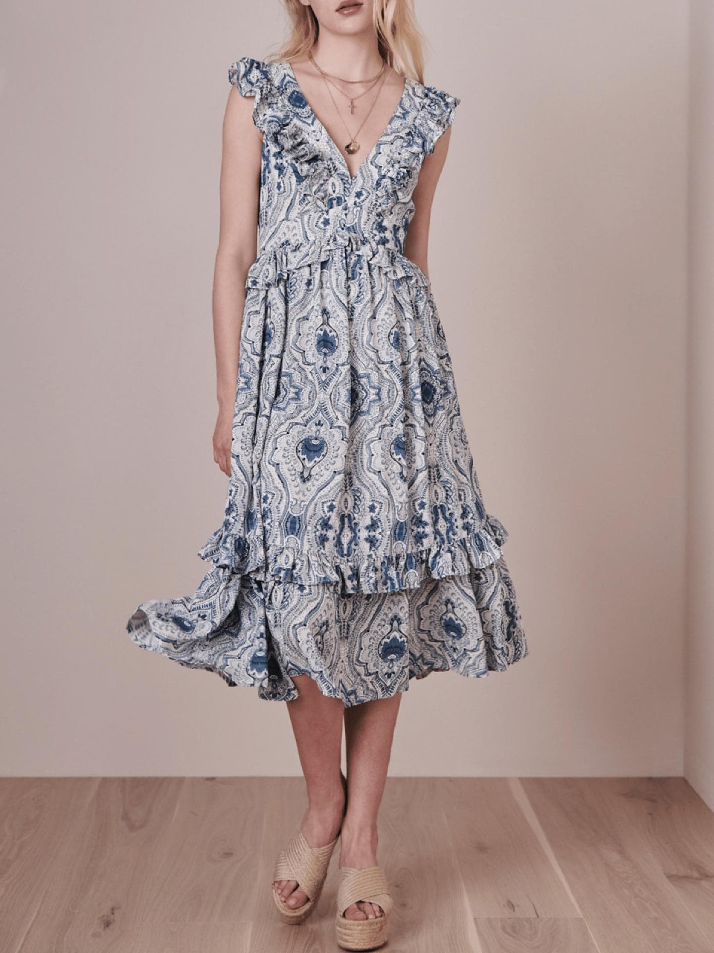Midikleid mit Ornamenten Claire Luise