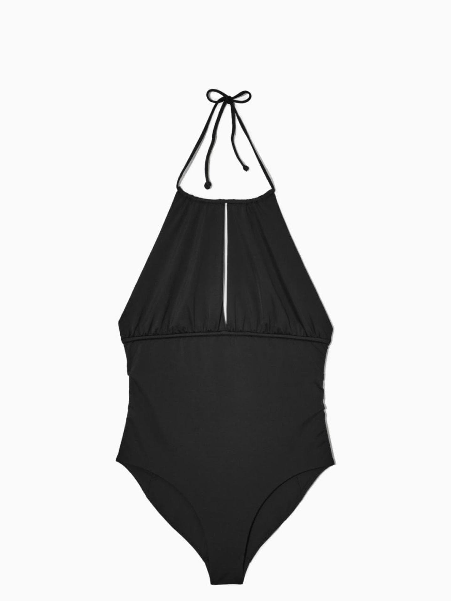 OPEN-BACK GATHERED SWIMSUIT COS