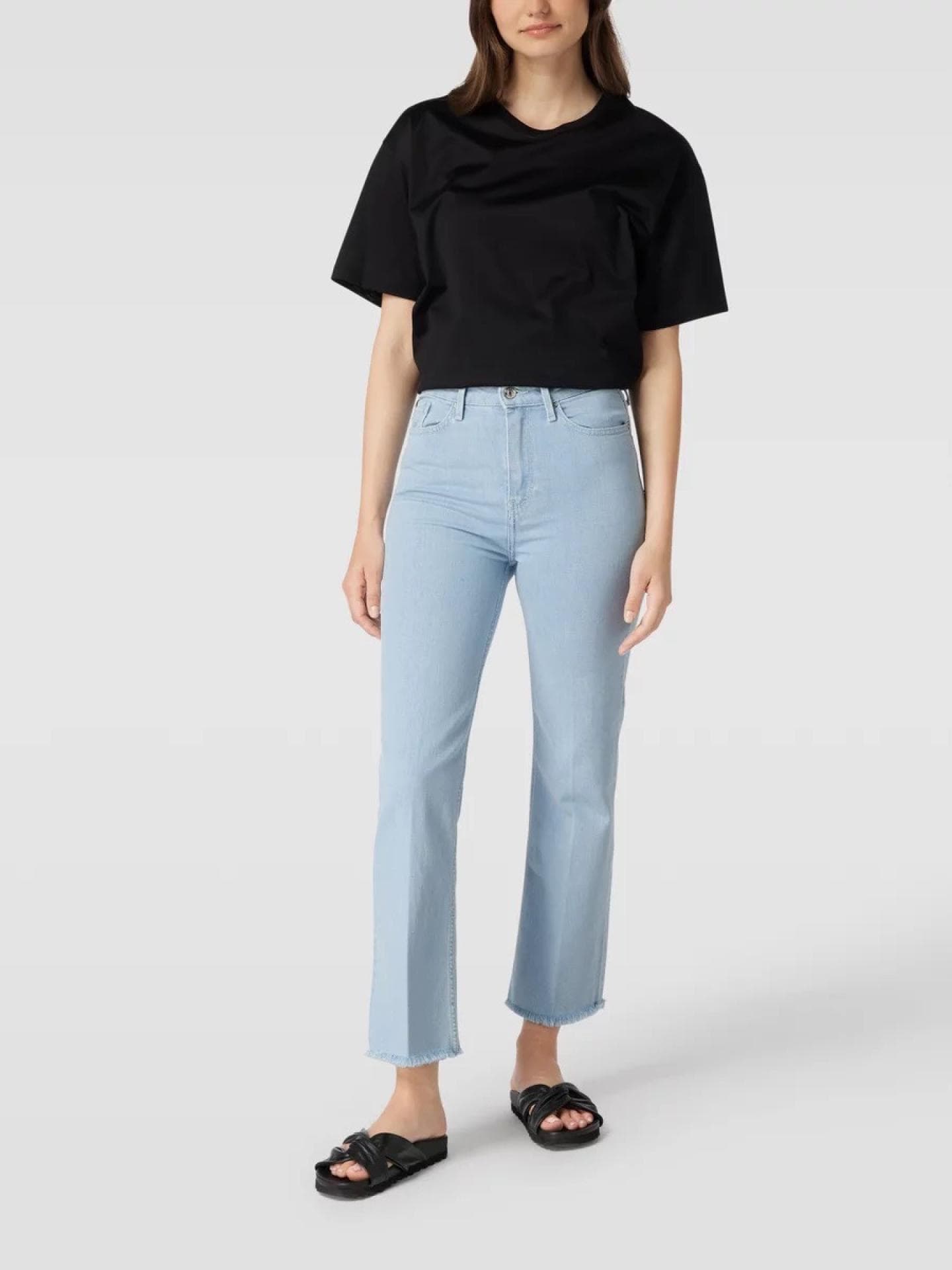 Tommy Hilfiger Kick Flare Hw C Aby Jeans mit Label Patch Jeans Large