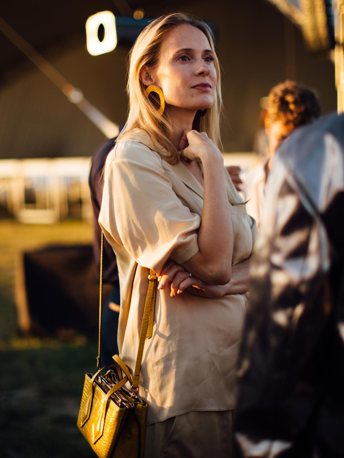 Kopenhagen Fashion Week Streetstyle Frau Kopenhagen Fashion Week Streetstyle Frau