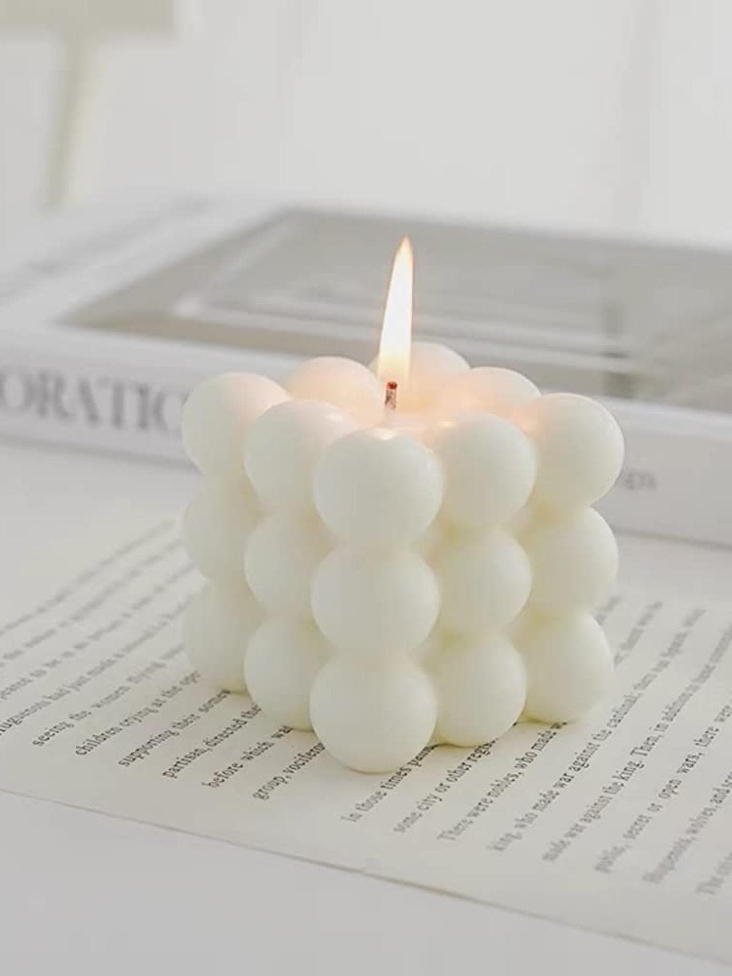 NICAVKIT 2 stück Bubble Kerze Candle