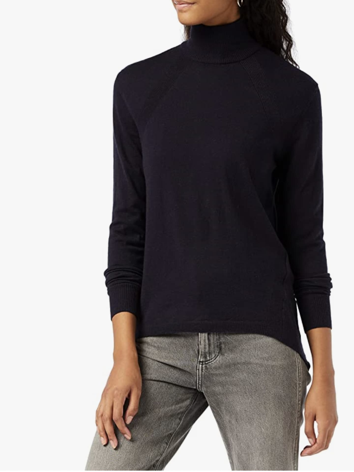 FALKE Damen Rollkragenpullover dunkelblau