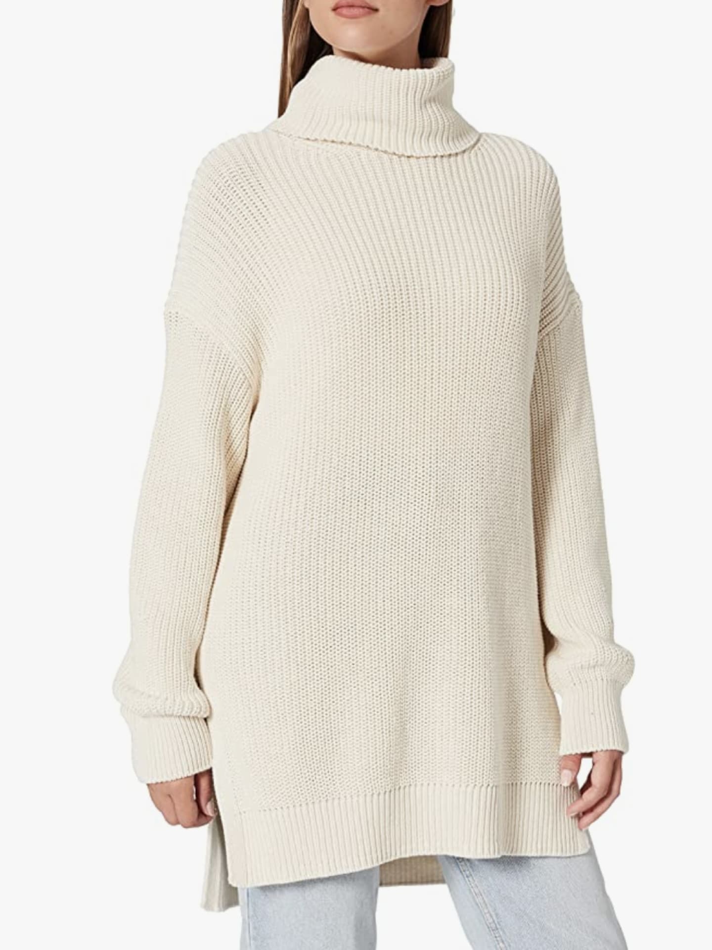 Marc O'Polo Damen Rollkragenpullover creme