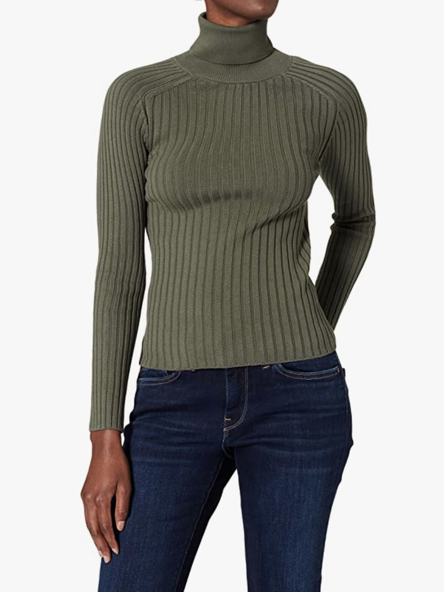 Marc O'Polo Damen Rollkragenpullover grün