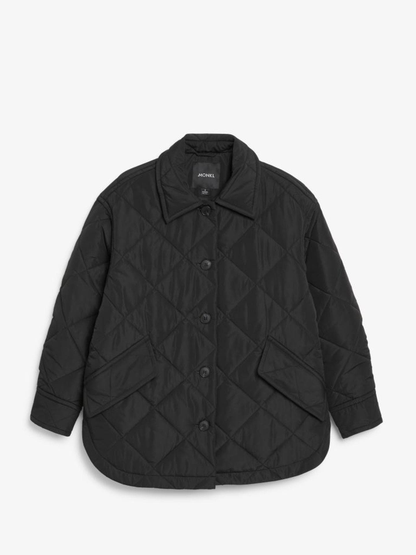 Oversize-Steppjacke schwarz Monki