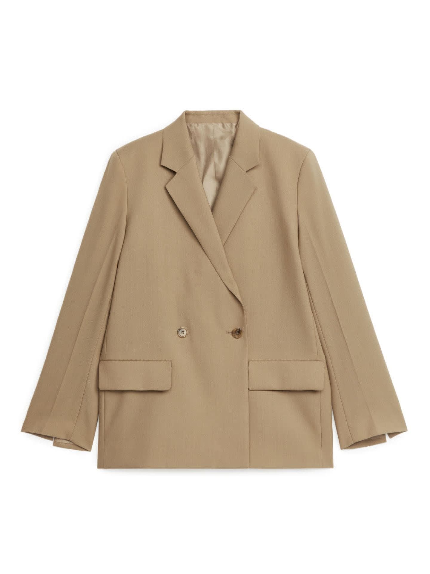 Arket Double Breasted Hopsack Blazer 