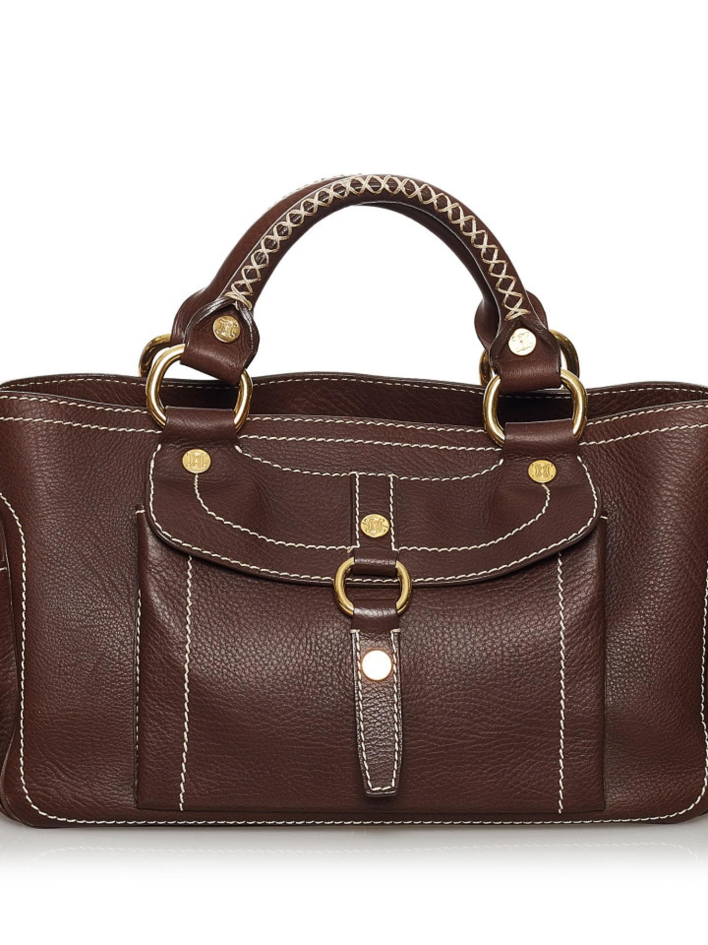 Boogie Leather Handbag Celine